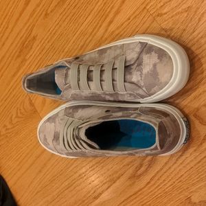 Blowfish tan camo sneakers